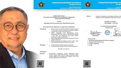 PWI Pulihkan Keanggotaan Muhammad Saleh, Erlizar Rusli: Kembali ke Rumah, Setelah 10 Tahun Mencari Keadilan