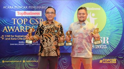 PT. SBI Raih Empat Penghargaan Top CSR Awards 2025