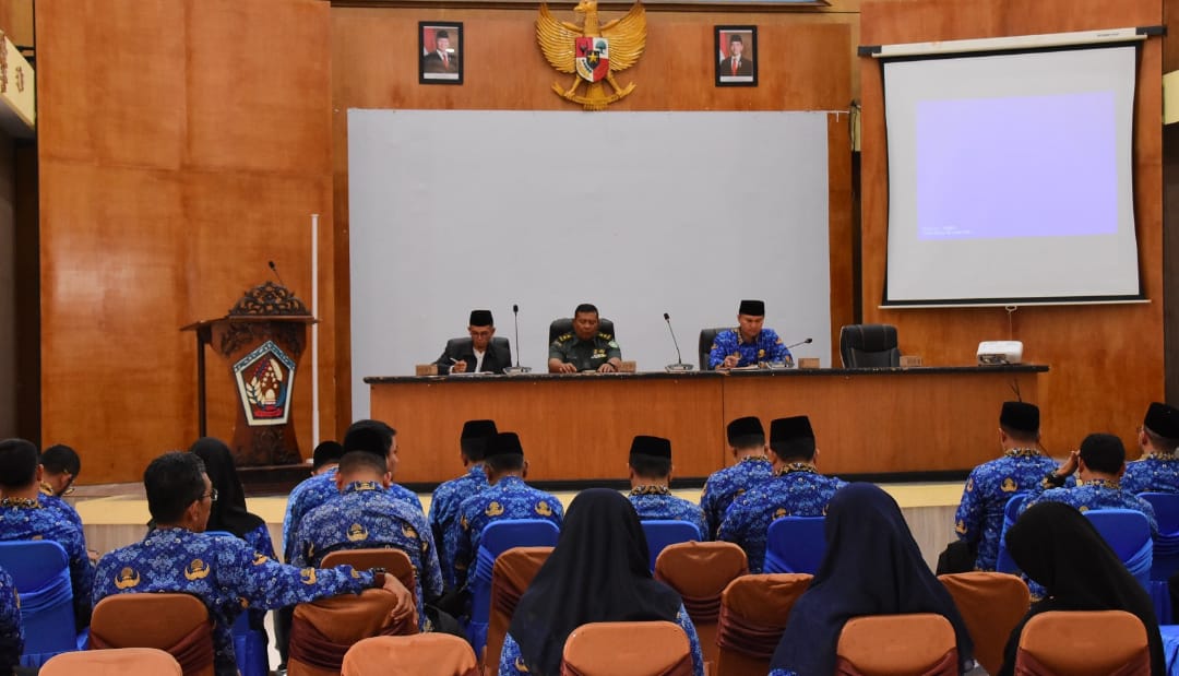 Rapat persiapan MTG Ke - XXXV Aceh Tengah dipimpin oleh Pj. Sekda.