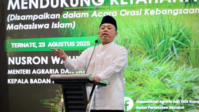 Menteri Nusron Tegaskan Keadilan Pilar Bangun Bangsa