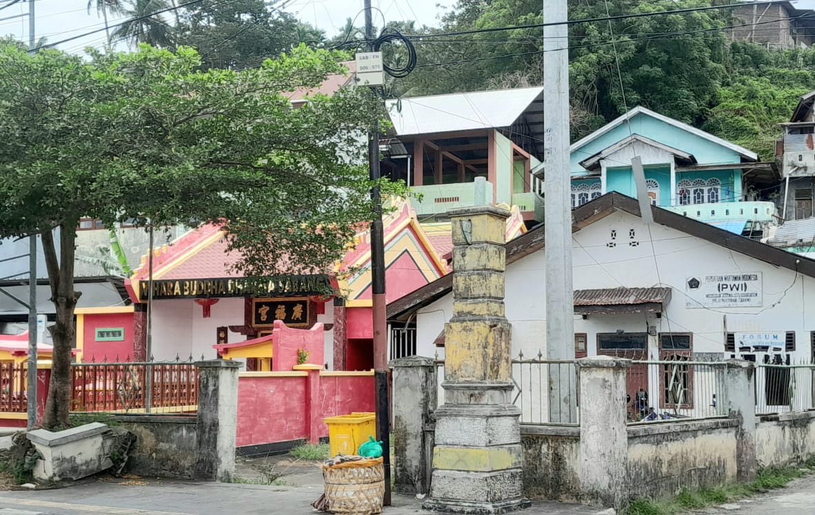 Inilah kantor rencana dijadikan Koperasi PWI Sabang disebelah kantor BRA jalan Perdagangan Kota Sabang.