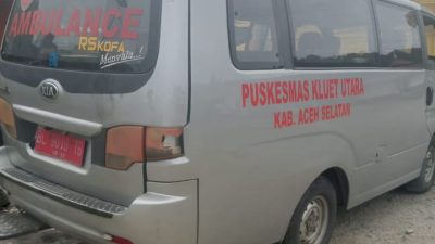 Ambulans Puskesmas Kluet Utara Tidak Layak, Warga Minta Pemkab Segera Ganti