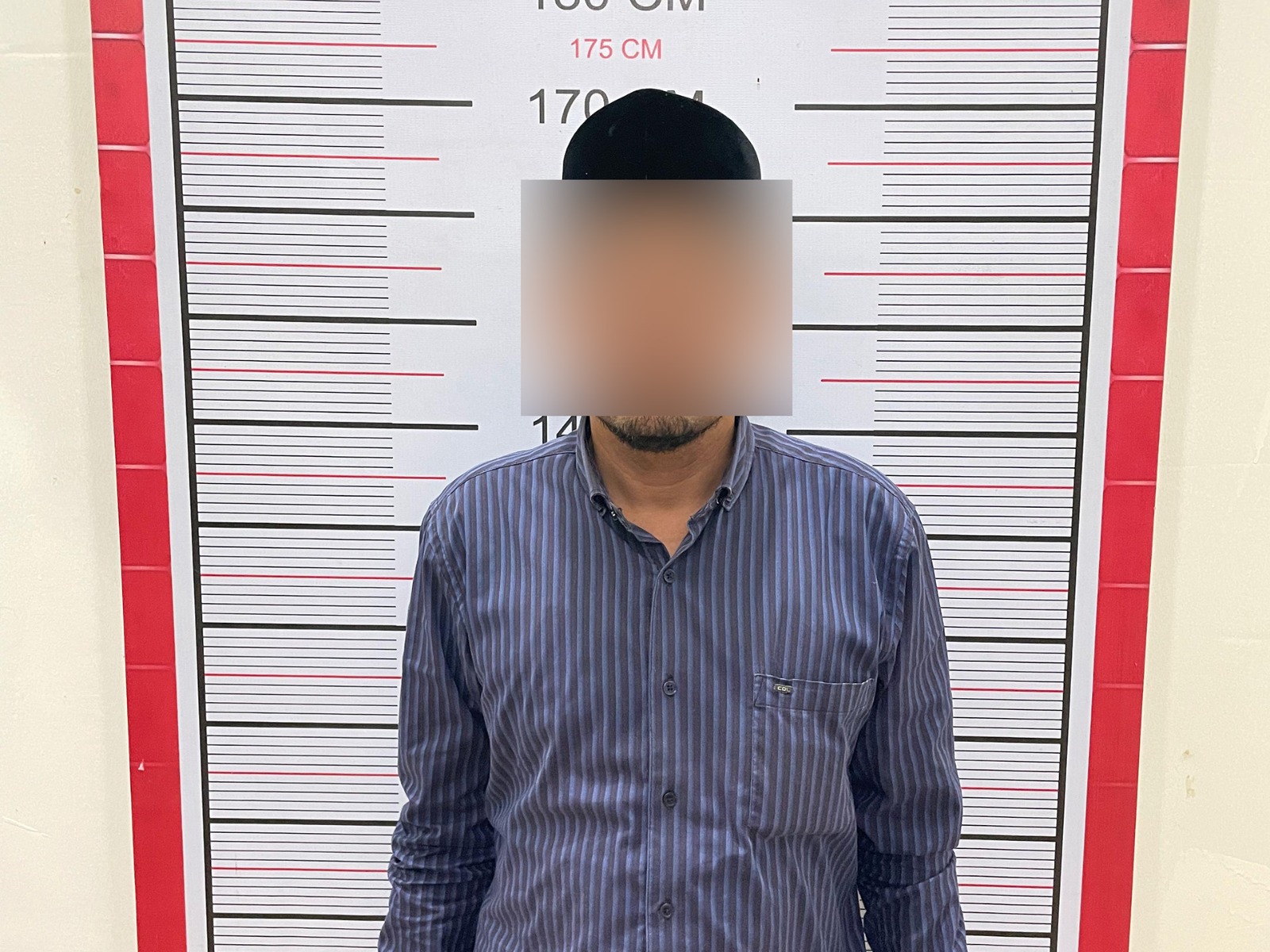 Oknum pimpinan Dayah T alias Waled di Mapolres Aceh Utara.
