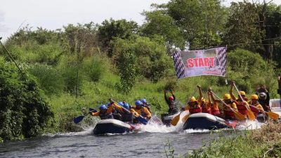 Peringati HUT TNI ke 80, Dandim 0106 Aceh Tengah Gelar Lomba Arum Jeram 