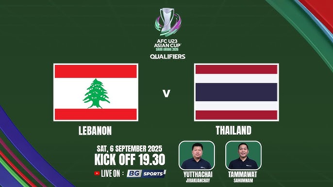 Lebanon U23 vs Thailand U23