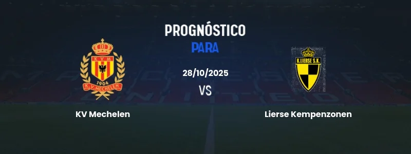 Mechelen vs Lierse Kempenzonent