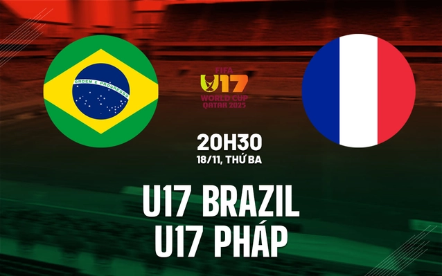 Brasil U17 vs Perancis U17