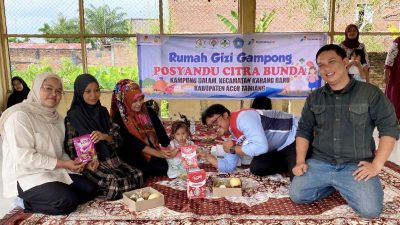 Pertamina EP Rantau Dukung Rumoh Gizi Gampong untuk Tekan Stunting di Aceh Tamiang