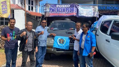 PWI Aceh Distribusikan Bantuan untuk Wartawan Terdampak Bencana