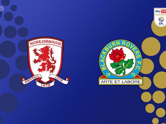 Middlesbrough vs Blackburn