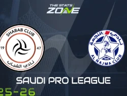 Prediksi Al Shabab vs Al Najma,   Saudi Pro League   20 Januari 2026