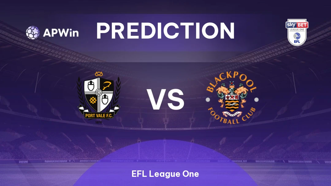 Port Vale vs Blackpool