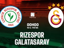 Prediksi  Caykur Rizespor vs Galatasaray,   Turkish Super Lig 8 Februari 2026