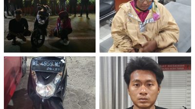 Dapat Info Dari Masyarakat Reskrim Polres Sabang Tangkap Tersangka Pencuri Septor