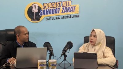 Baitul Mal dan Pemuda ICMI Aceh Selatan Gaungkan Transparansi Zakat Lewat Podcast