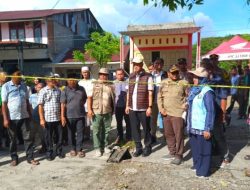Bupati Aceh Selatan HMW Tinjau Lokasi Kebakaran Kota Fajar 