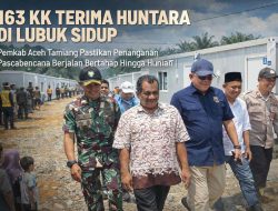 163 KK Terima Huntara di Lubuk Sidup