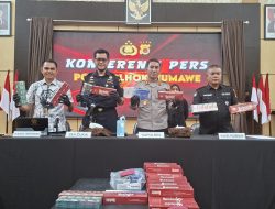 Polres Lhokseumawe Bongkar Peredaran Rokok Ilegal 