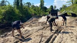 TNI Timbun Jembatan Ketapang II dan III