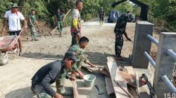 Satgas TNI-AD Kebut Finishing Jembatan Trumon-Bulohseuma 