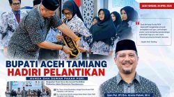 Bupati Aceh Tamiang Hadiri Pelantikan Bunda dan Dewan Pakar PGRI