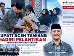 Bupati Aceh Tamiang Hadiri Pelantikan Bunda dan Dewan Pakar PGRI