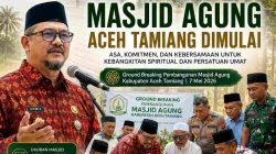 Masjid Agung Dimulai, Asa Aceh Tamiang Kembali Dibangun