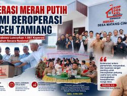 Koperasi Merah Putih Resmi Beroperasi di Aceh Tamiang