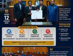 Ketua dan Wakil Ketua DPRK Aceh Tamiang Sahkan APBK 2026