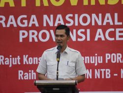 Sekda Aceh Dorong KONI Cetak Atlet Berprestasi hingga Level Internasional