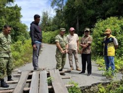 Wabup Aceh Selatan dan Dandim Tinjau Lokasi Jembatan Bailey Trumon-Bulohseuma