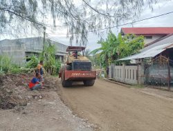 Jalan Rusak Bertahun-tahun Akhirnya Diaspal, Warga Lamdingin Harap Riol Tak Diabaikan