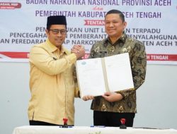 BNN MoU dengan Pemerintah Aceh Tengah 