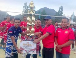 Tim Voli dari Lhokseumawe Juarai Piala Kapolres Bener Meriah 