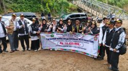 Guru Bersatu untuk Negeri, PGRI Aceh Tengah Bantu Bangun Jalan Lintas Takengon-Bireuen