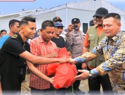 Bupati Aceh Utara dan Satgas PRR Aceh Tinjau Kerusakan Huntara Akibat Cuaca Ekstrem di Langkahan