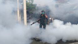 Koramil Sawang Gencarkan Fogging, Sejumlah Desa Disemprot 