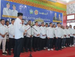 Pelantikan Pengurus Karang Taruna Asel, Bupati HMW: Harus di Garis Terdepan