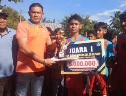 GSI Aceh Timur 2026 Berakhir, SMPN 1 Peudawa Tampil Perkasa di Partai Final