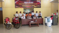 Tiga Tersangka Pencurian Uang dan Emas Rp 481 Juta Ditangkap Polres Sabang