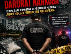 Tangsel Darurat Narkoba: Ketika Para Punggawa Pemberantas Narkoba Justru Menjadi Pemakai dan Pengedarnya