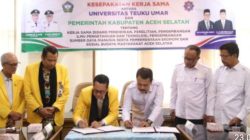 Pemkab Aceh Selatan dan UTU Meulaboh Jalin MoU, Perkuat Riset dan Inovasi untuk Pembangunan Daerah