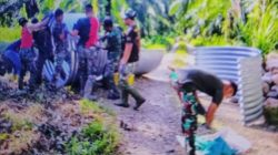 TNI Lanjutkan Program Jembatan Aramco di Aceh Selatan, Empat Gampong Jadi Sasaran