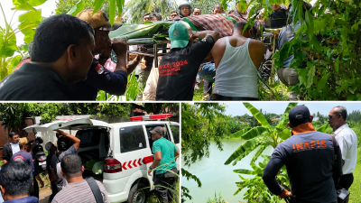Jasad Wanita Asal Lamdingin Ditemukan Mengapung di Krueng Aceh