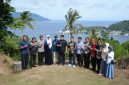 Foto bersama di puncak Benteng A Batere Meteo Gampong CIT Ba'U Sabang