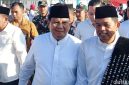 Presiden Prabowo Subianto bersama Gubernur Jawa Barat
Dedi Mulyadi. 