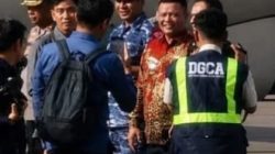 Bupati Ayah Wa Sambut Kedatangan Wapres RI Gibran di Bandara Malikussaleh
