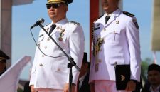 Bupati Aceh Utara H. Ismail A Jalil, SE., MM (Ayah Wa) menjadi Irup HUT RI Ke-81 tahun 2026 di Aceh Utara, Senin, (17/8).