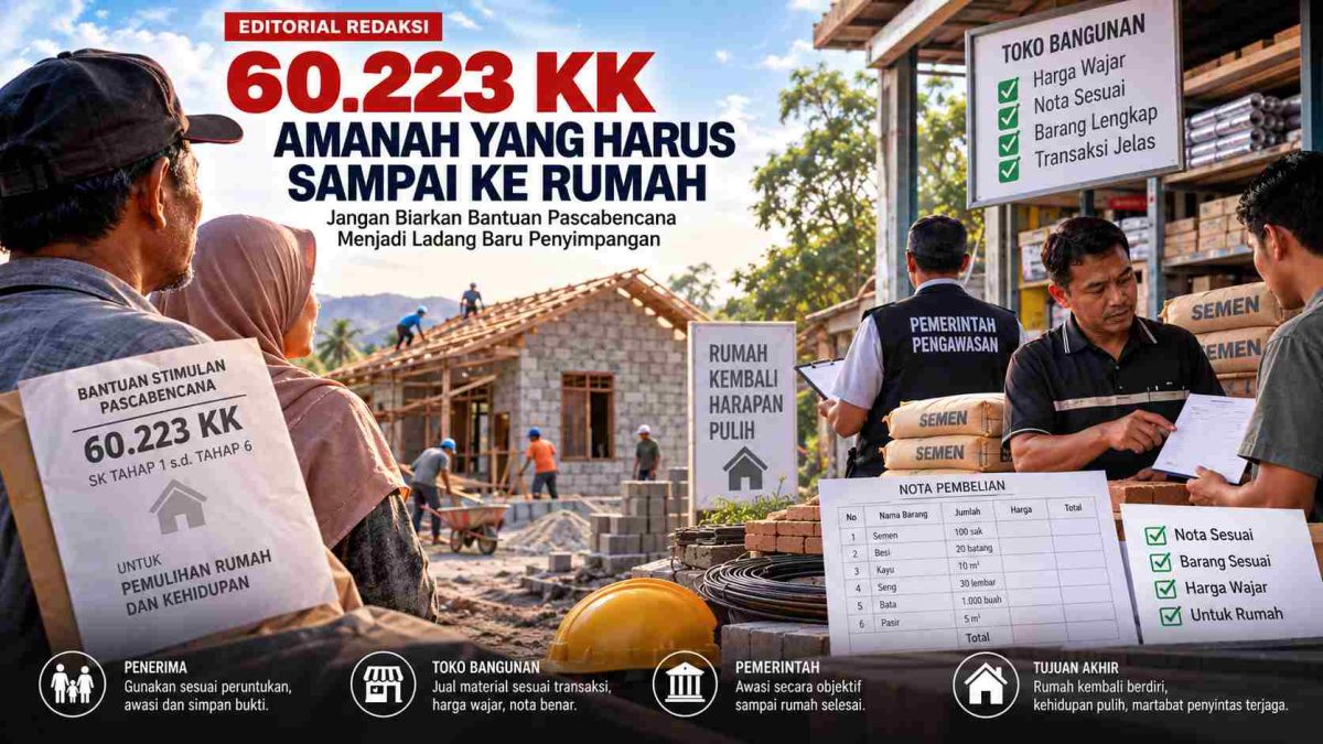 Ilustrasi cover editorial bantuan stimulan