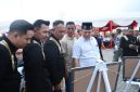 Saat Bupati Aceh Utara Ayah Wa meninjau kesiapan dalam memeriahkan Milad Ke-800 Samudra Pasai dan Aceh Utara, Ahad, (6/9).